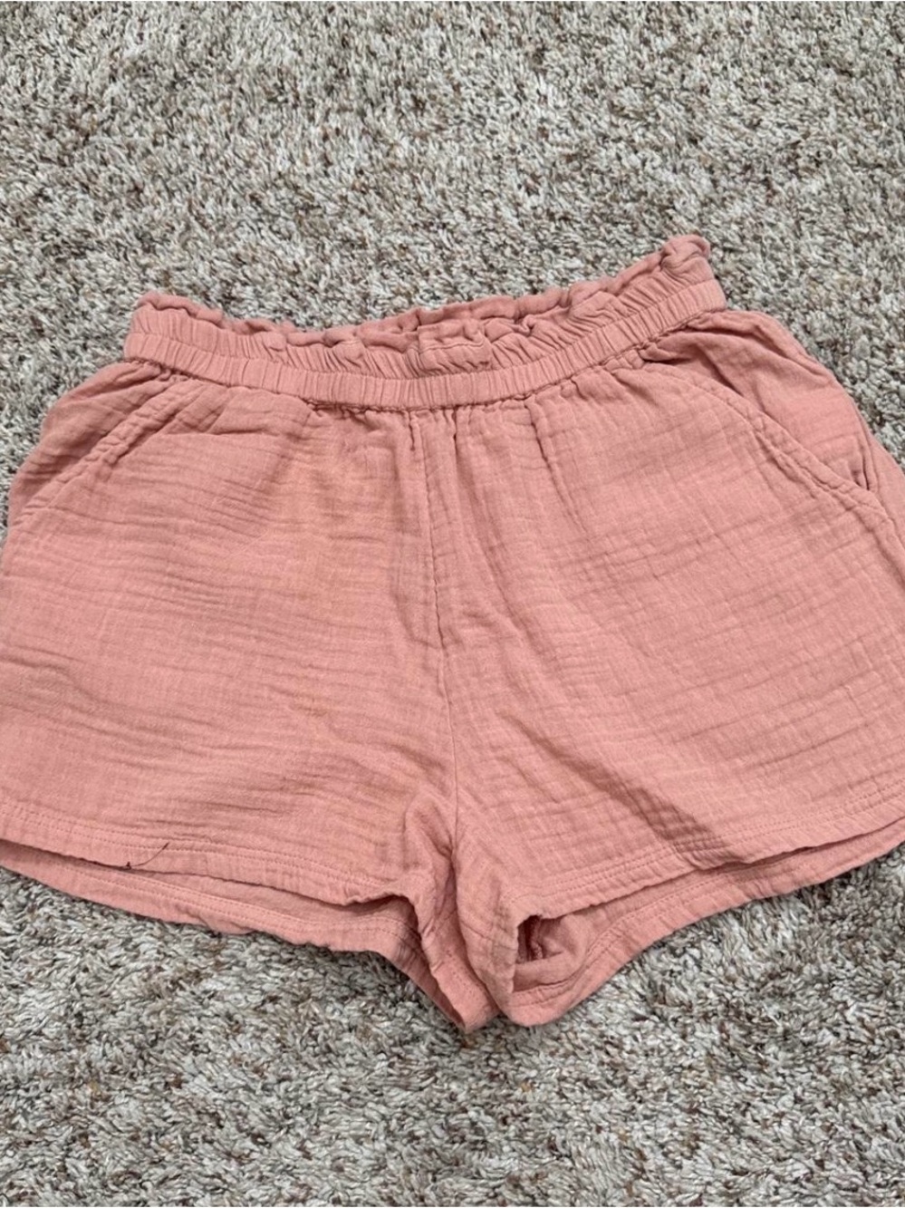 O'Neill High-Waist Casual Shorts in Dusty Rose